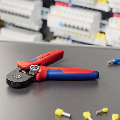 Knipex Self-Adjusting Crimping Pliers for Wire Ferrules with Lateral Access 180mm 97 53 14